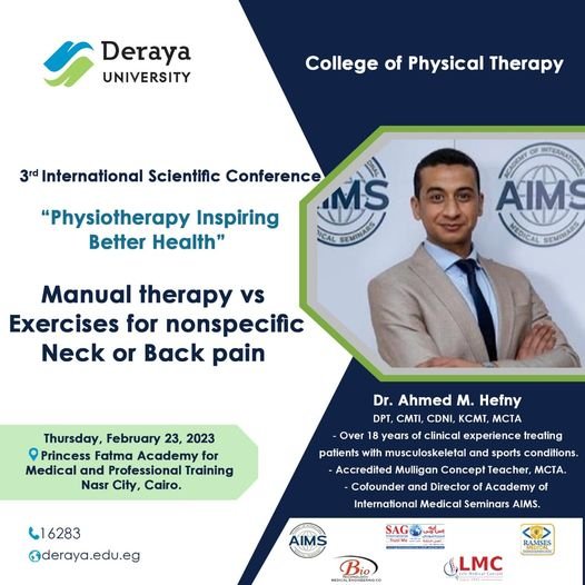 Manual Therapy vs Exercises for Nonspecific Neck or Back Pain